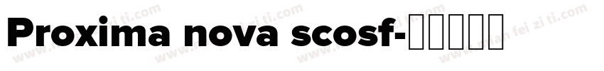 Proxima nova scosf字体转换